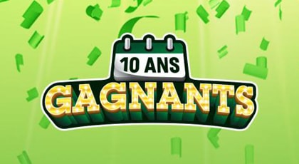 10 ans Gagnants